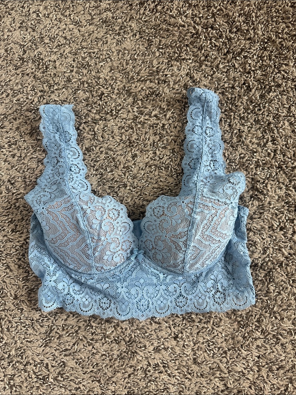 intimissimi Powder Blue Lace Bralette